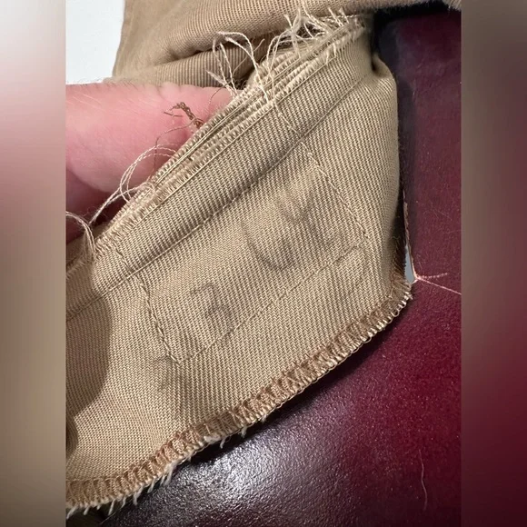 LEVI’s Men’s L 60’s Vintage Khaki Belted Safari Twill Field Utility Jacket CLEAN - Picture 7 of 16